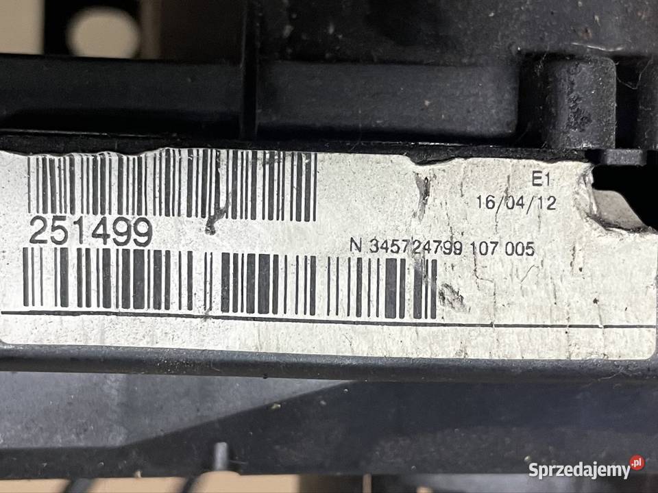 345724799 przełącznik zespolony Peugeot 206 sw Panele sterowania, przełączniki Szczecin