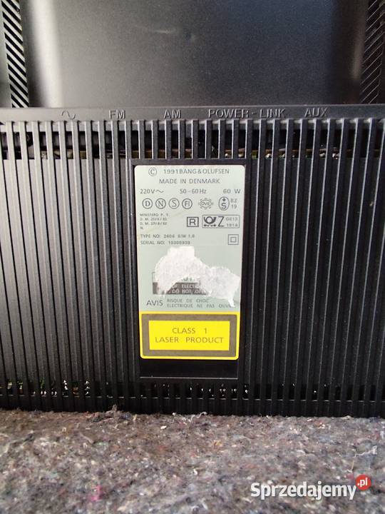 uszkodzona wieża Bang Olufsen Beosystem 2500