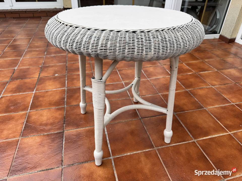 Stolik rattanowy kawowy ogród taras balkon stół Garwolin sprzedam