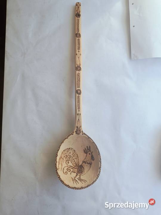 Łycha nabierak drewniana 56 Mieszadło 63 oba Gdynia