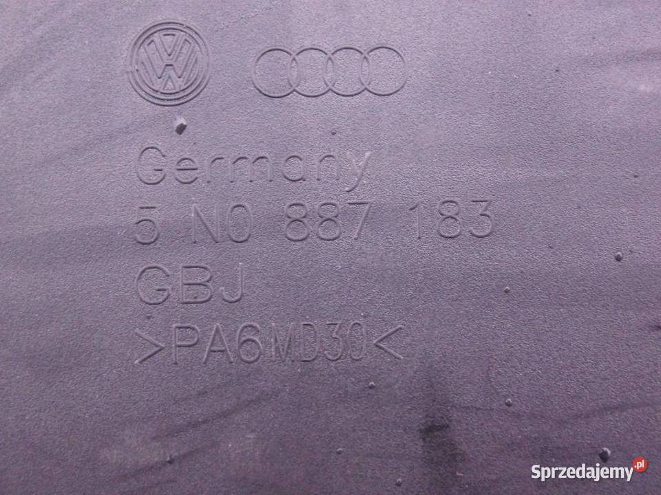 VW GOLF 5 V KOMBI VARIANT 07 PODŁOGA BAGAŻNIKA Biała Nyska