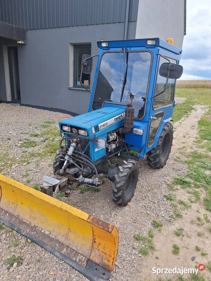 Mini traktor Iseki 4x4 plug rozsiewacz Wolbrom