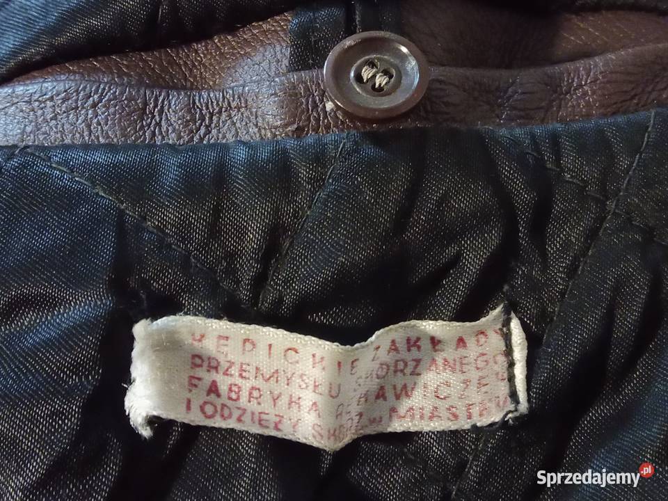 Kurka męska skórzana z PRL Kurtki i płaszcze Legionowo