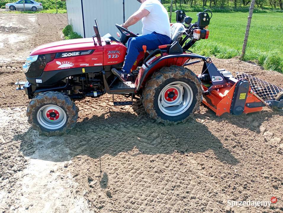 Koszenie kosiarką bijakową rotacyjną czyszczenie prace ogrodowe
