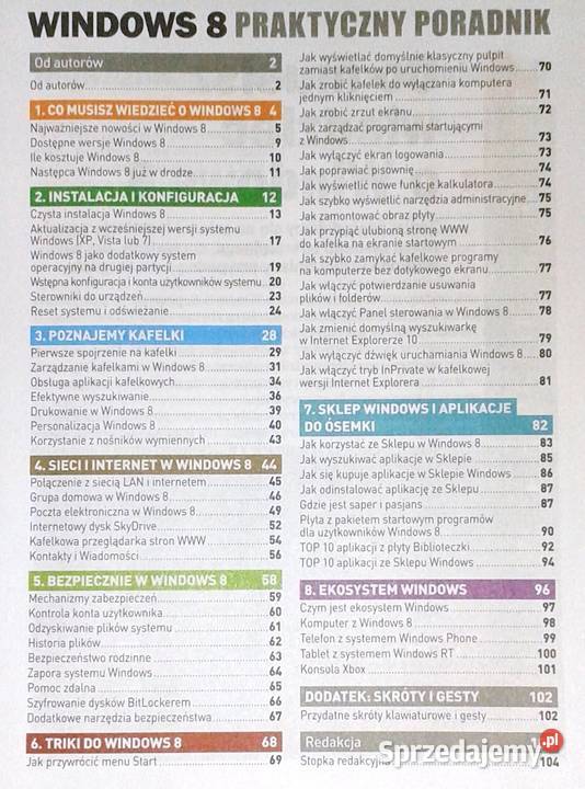 Windows 8 Praktyczny poradnik Robert Kamiński Proza i poezja Chełm