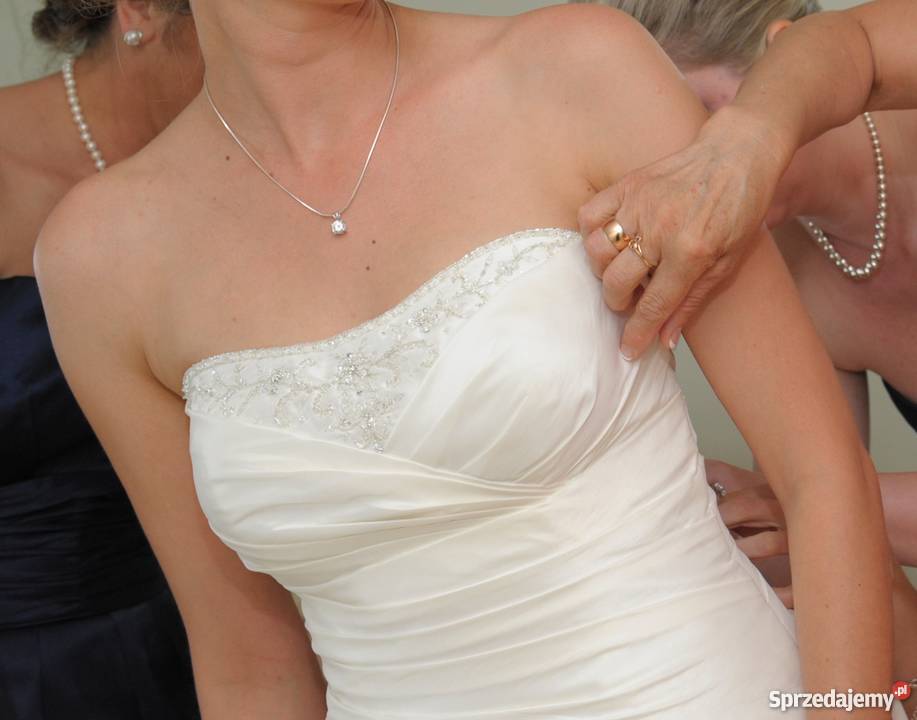 OKAZJA Klasyczna suknia ślubna śląskie