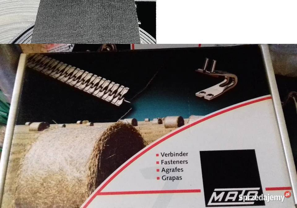 Naprawa zakuwanie pasów do pras spinkami Mato Tuszyn sprzedam