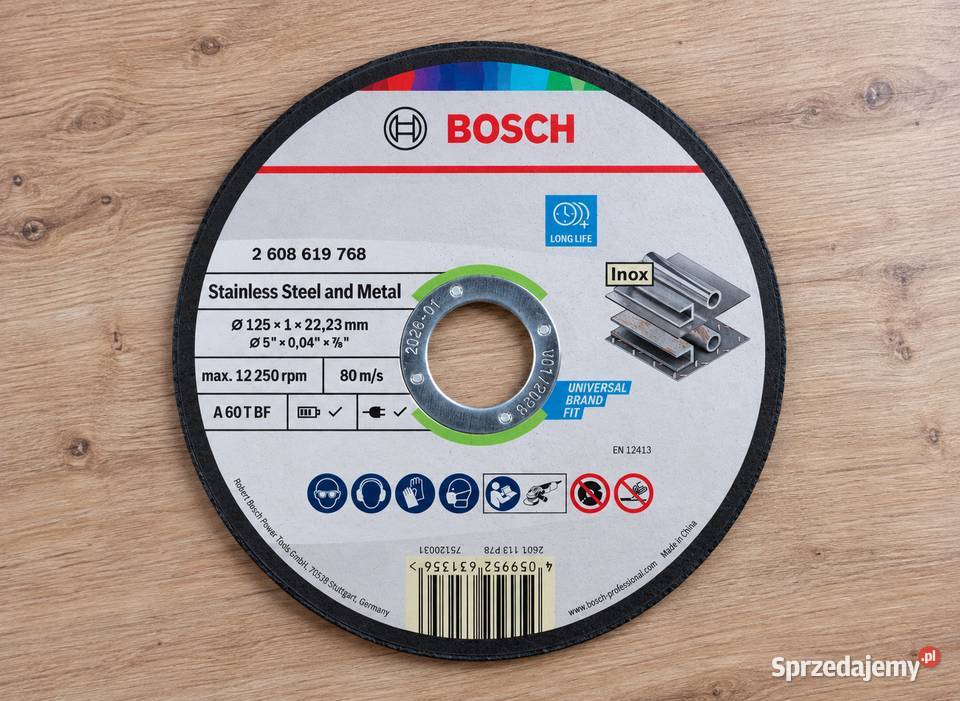 BOSCH Tarcza do Cięcia Metalu INOX 125x10x2223