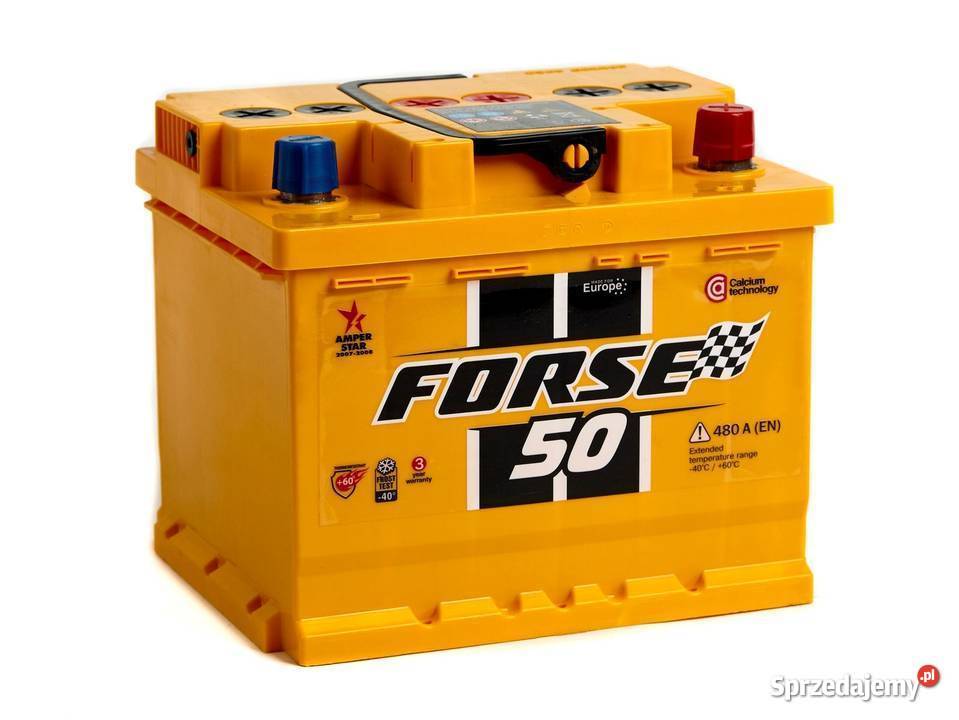 Akumulator WESTA FORSE 50Ah480A Układ elektryczny Bydgoszcz