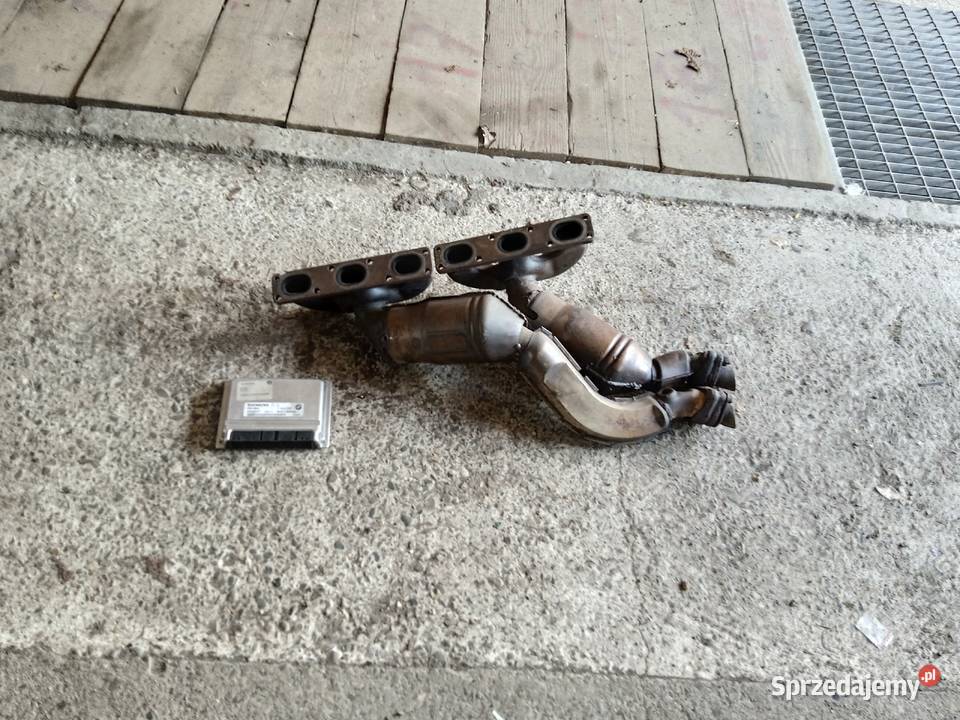 bmw e39 kolektor wydechowy katalizator puszki