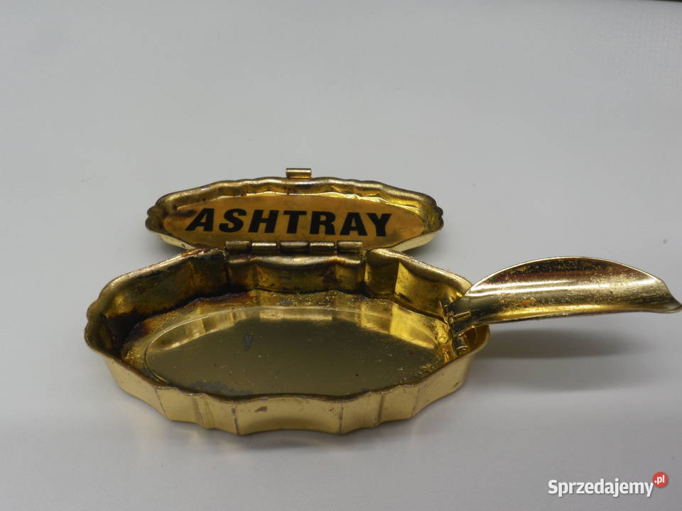 Zabytkowa popielniczka kieszonkowa Raszków