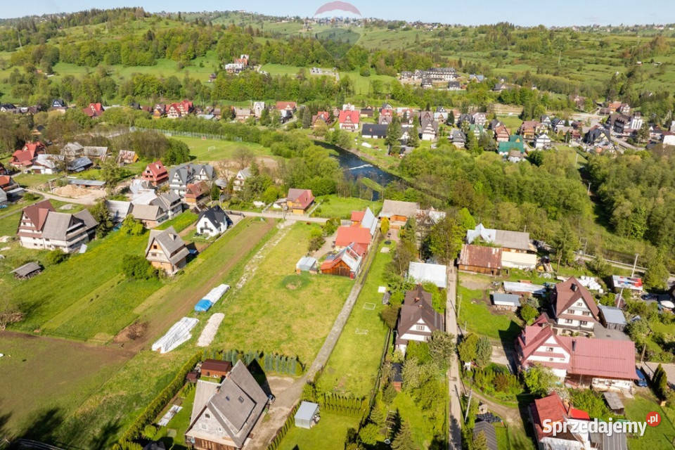Działka budowlana w Białym Dunajcu k Zakopanego utwardzona Biały Dunajec