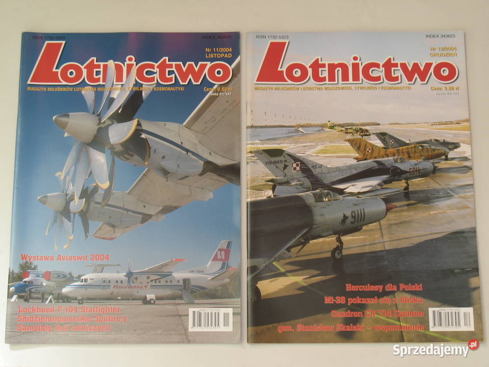 Lotnictwo kompletny rocznik 2004 12 numerów Kraków