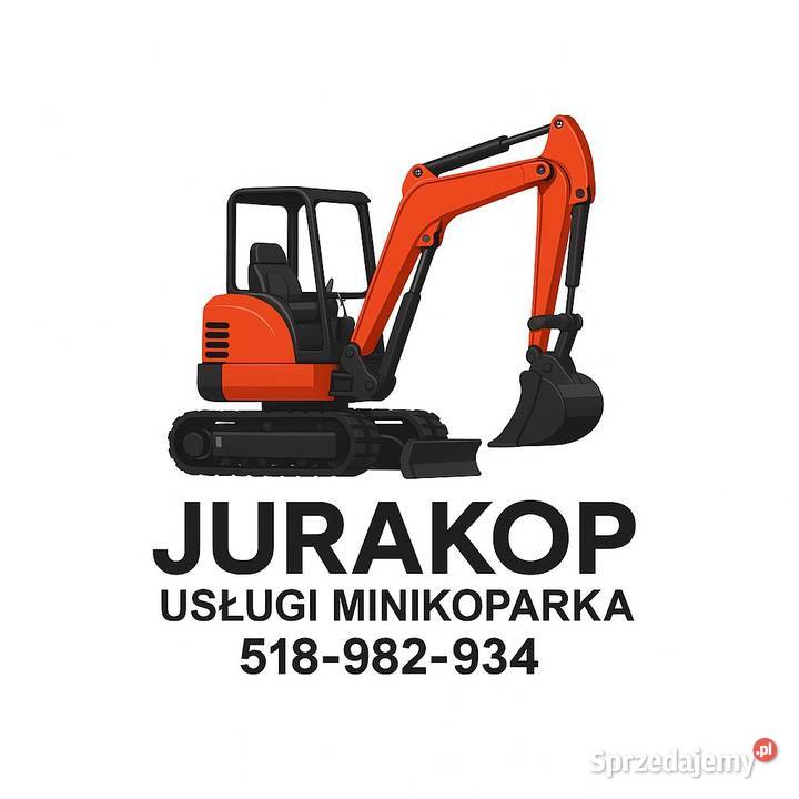 Usługi minikoparką wiertnica Świder Rozbiórki i wyburzenia Myszków