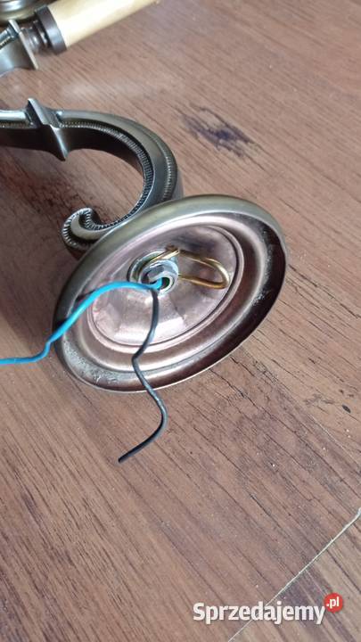 Stare mosiężne kinkiety Włocławek