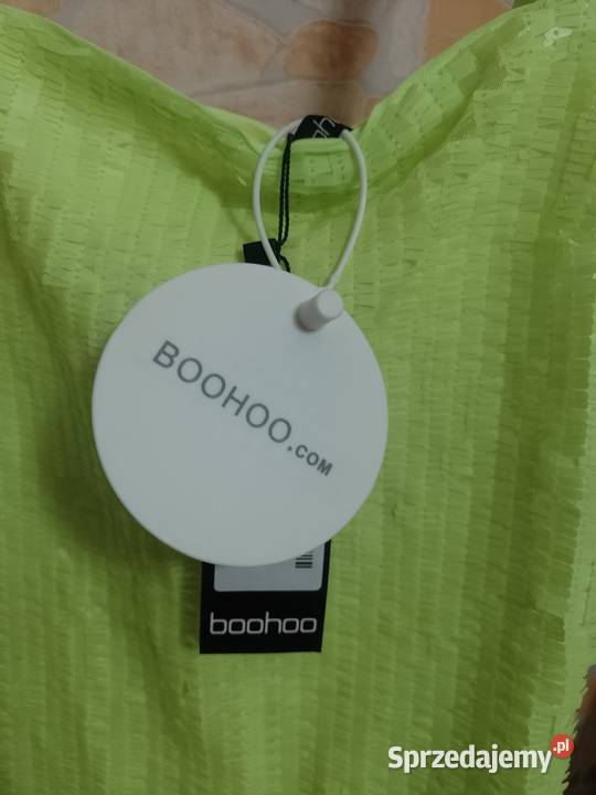 3638 SM Boohoo Bogato zdobiona sukienka cekinowa Spódnice i sukienki Kraków