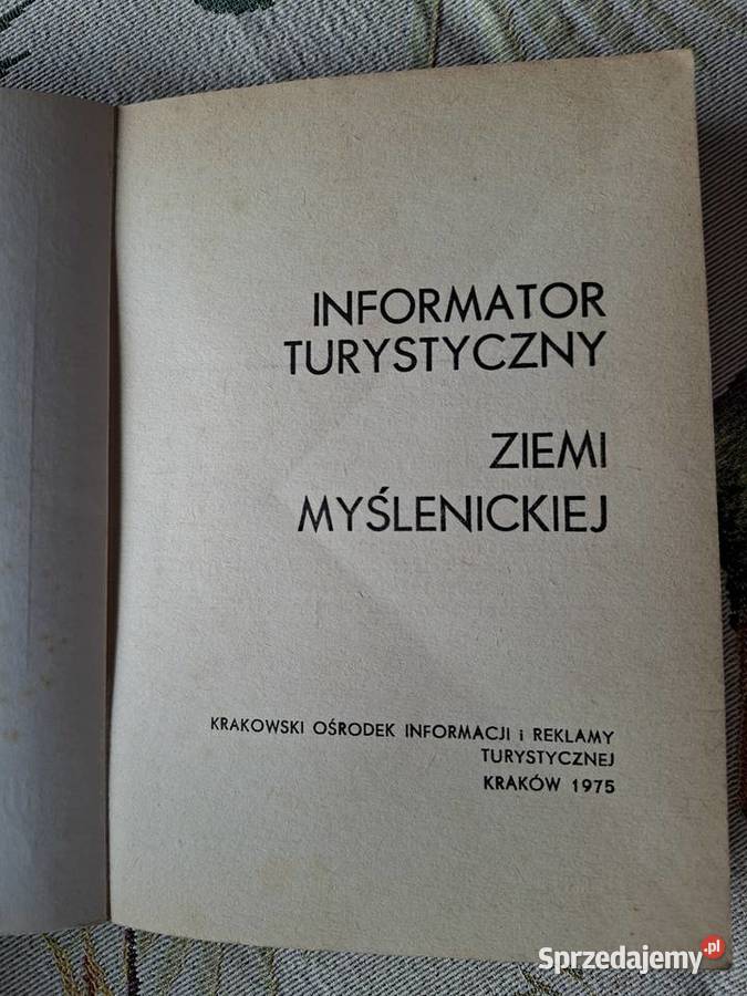 Informator turystyczny ziemi myślenickiej Kraków