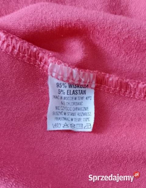 BLUZKA dekolt V rękawki motylek warstwowa Poznań