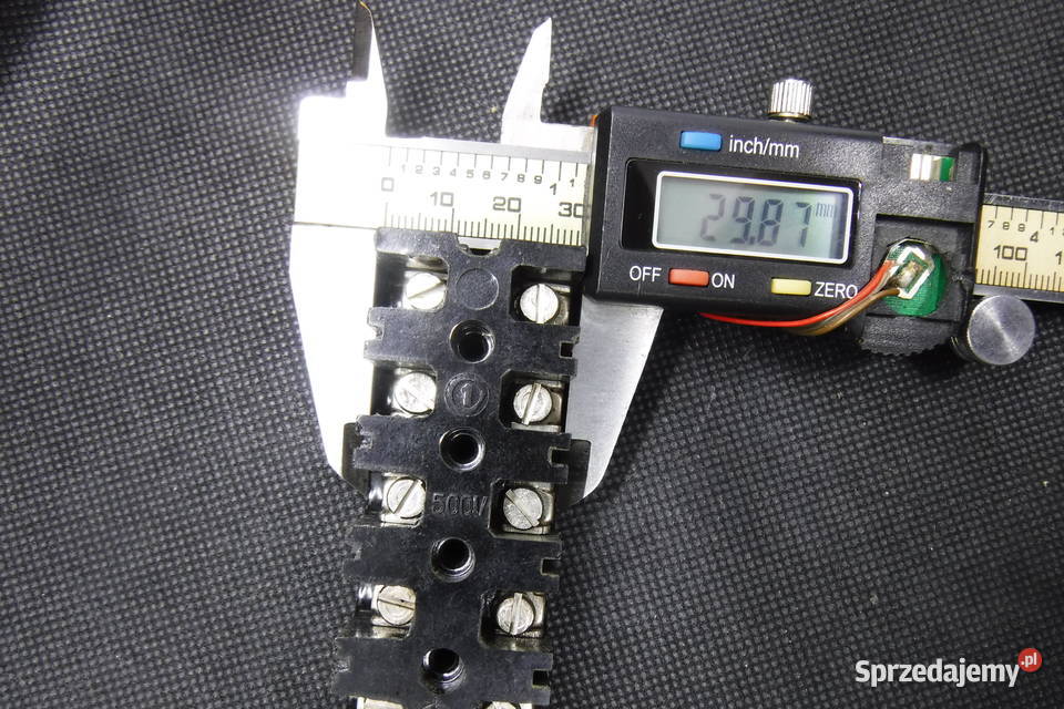 Listwa zaciskowa ebonitowa 10mm2 500V 6 torów Otwock
