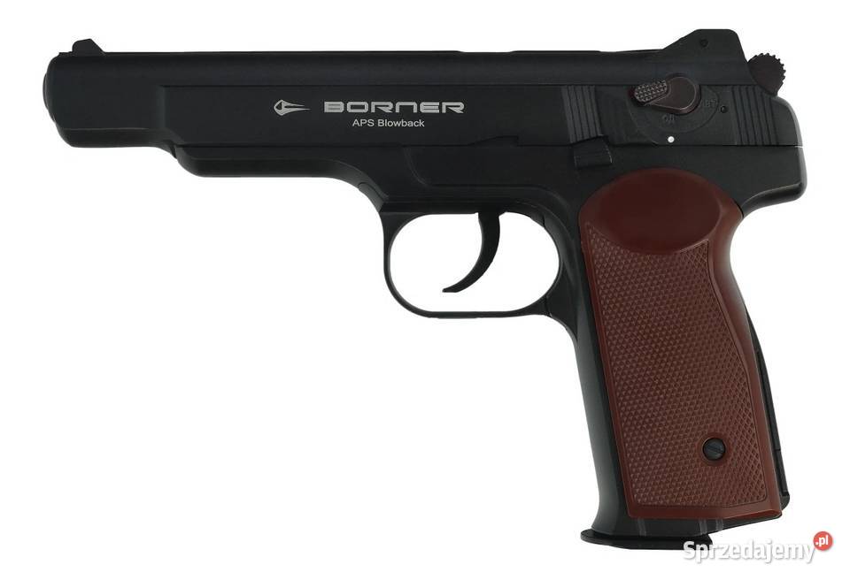 Pistolet wiatrówka Borner APS Stieczkin Blowback Warszawa