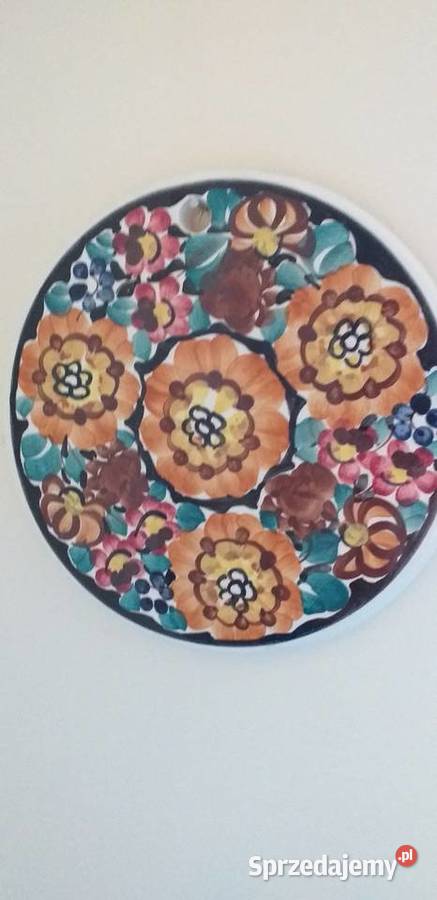 Fajans Włocławek Talerz Unikat mazowieckie Warszawa