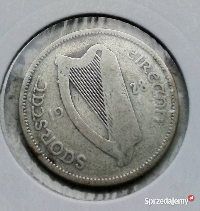 IRLANDIA 1 SZYLING 1928 r SREBRO 0750 BYK Legionowo