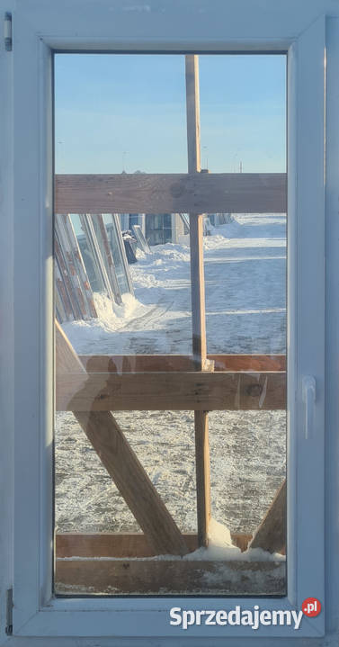 OKNA KacprzaK 78X154 OKNO Używane Plastikowe PCV Okna ścienne mazowieckie Siedlce