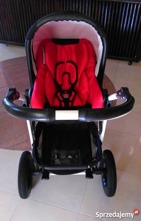 Wózek 3funkcyjny Emjot HiTreec BlackWhite Przekładane siedzisko