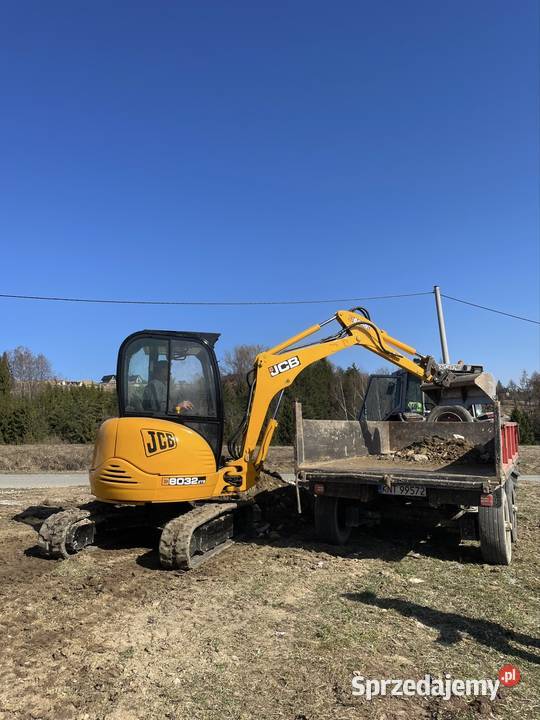 Koparka JCB 32t 8032z Nowy Targ