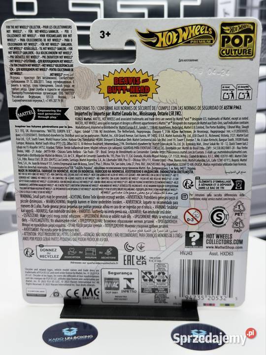 Hot Wheels POP Culture Beavis ButtHead BOX 5 Samochody i pojazdy Wrocław
