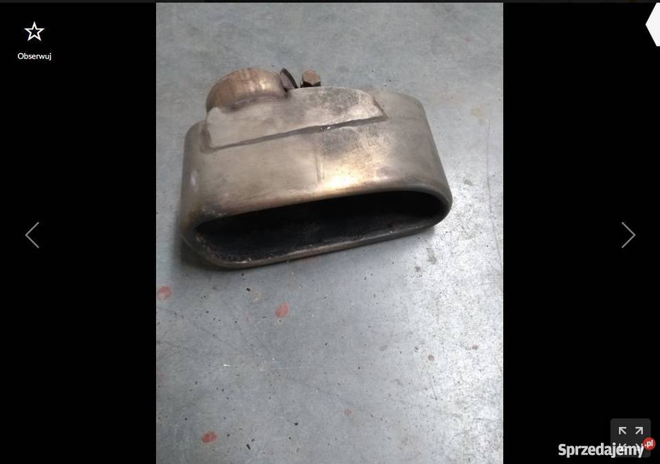 Rura końcowa wydechu Porsche prawa Porsche 997 Układ wydechowy Pilzno