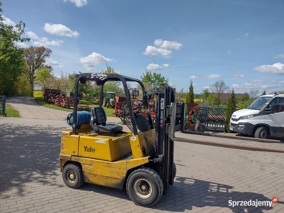 Wózek widłowy yale 2500 udźwigu triplex 430 Sośno sprzedam