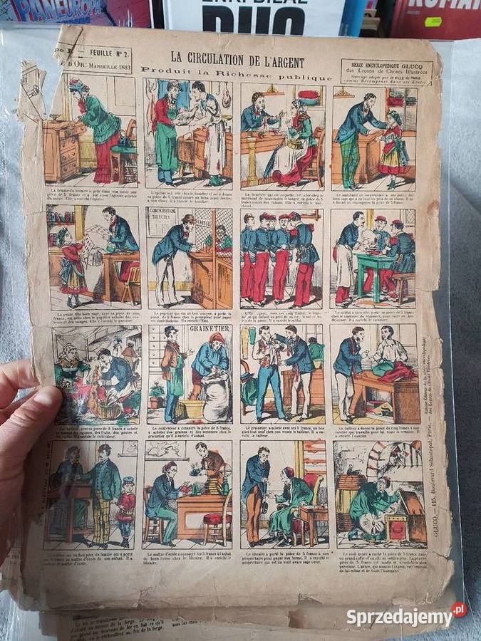 Serie Encyclopedique Glucq 75 plansz z 1883 roku Gdynia
