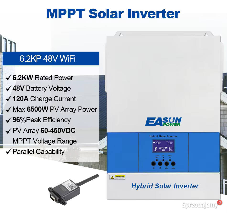 INWERTER SOLARNY HYBRYDOWY PRZETWORNICA EASUN Głogów sprzedam