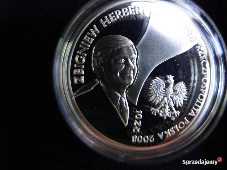 Ag925 Zbigniew Herbert 10 Rocznica śmierci poety mazowieckie Warszawa