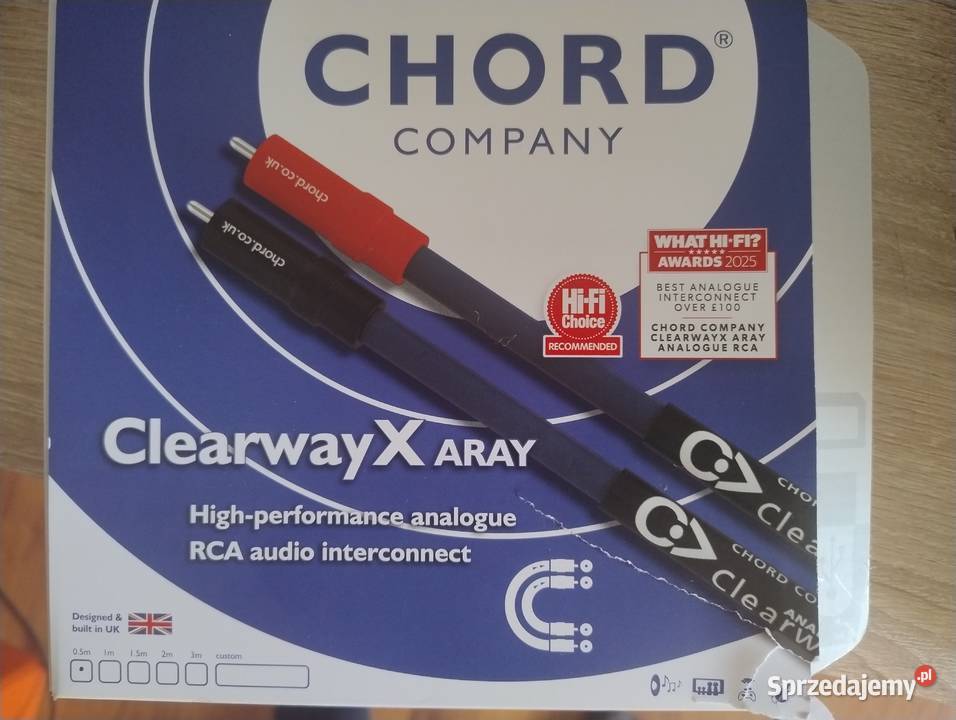Przewód 2xrca chord clearway array 2 x05 m podkarpackie Trzebuska
