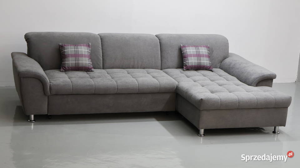 THB NOWY NOWOCZESNY NAROŻNIK funkcja spania 282cm wielkopolskie Poznań