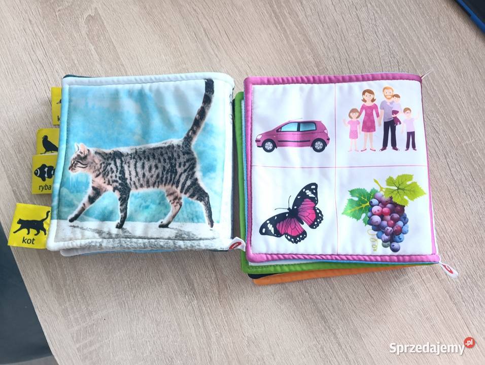 Książeczki materiałowe kolory i zwierzęta Kwidzyn