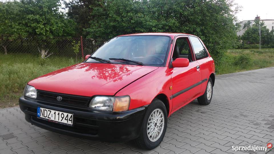 Toyota starlet 1włść 25lat 1300cm3 Lidzbark
