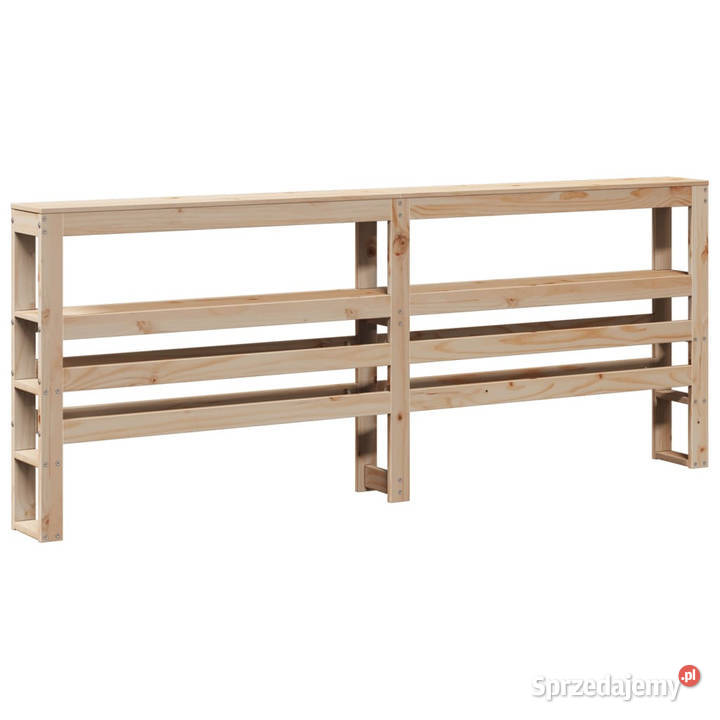 Rama łóżka bez materaca lite drewno sosnowe 186cm Łóżka mazowieckie sprzedam