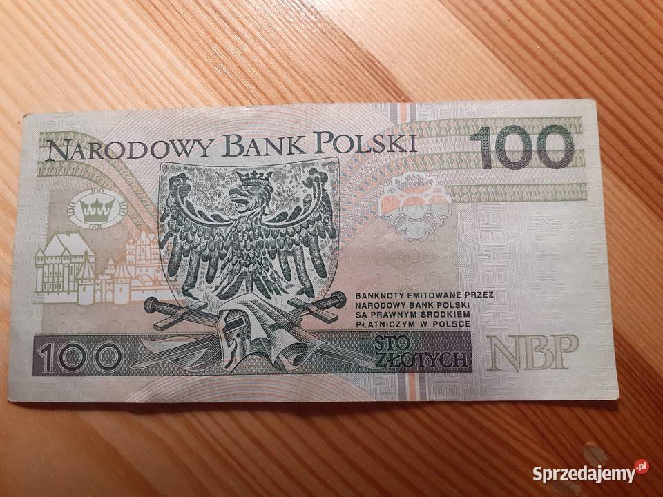 Banknot 100zl IA 1994 lubelskie Sosnowica