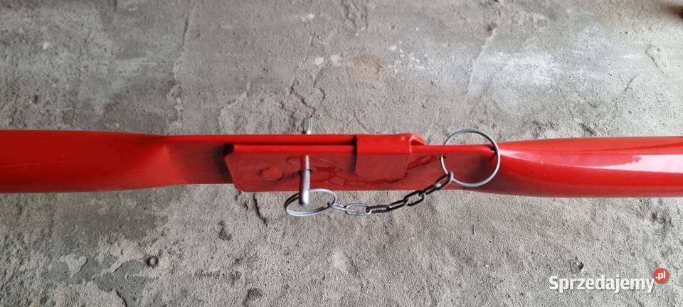 Stół Roboczy Składany Czerwony 1200x700x40 Dom i Ogród