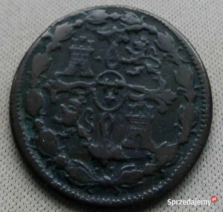 HISZPANIA 8 MARAVEDI 1818 r FERDYNAND V mazowieckie Legionowo sprzedam