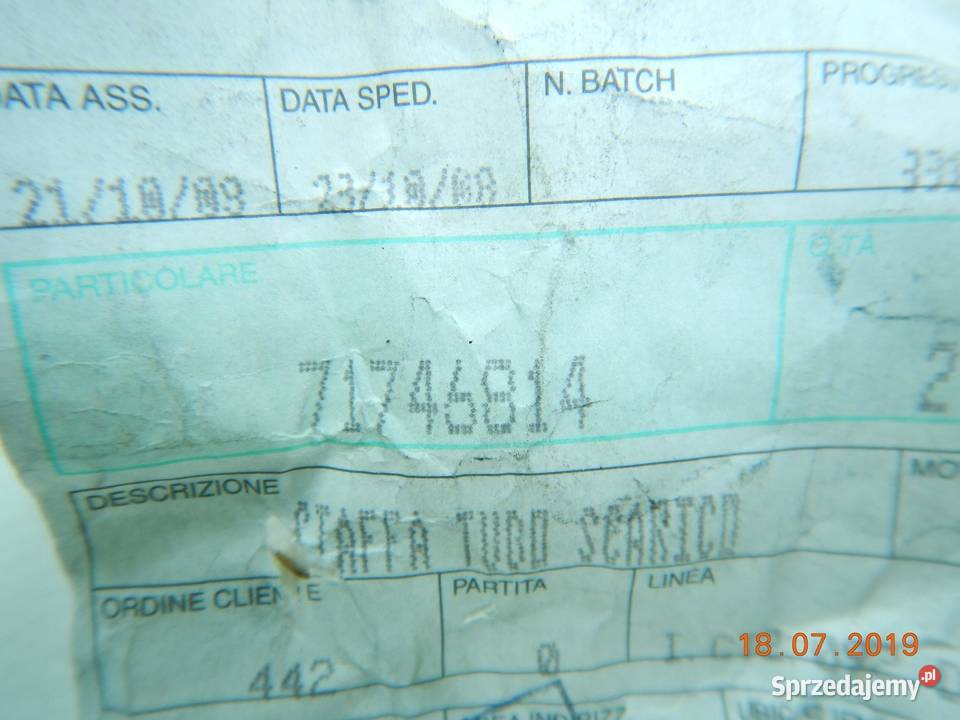 MOCOWANIE RURY WYDECHOWEJ SEDICI 0614 ASO osobowe