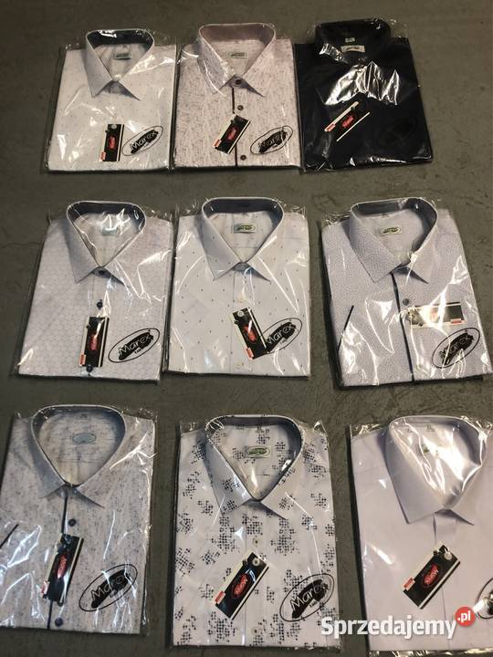 koszule meskie lekki slim rozmiar L4142 firmy lubelskie Puławy