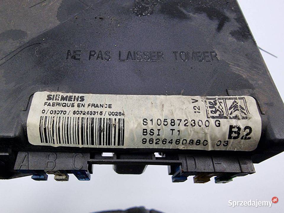 MODUŁ PEUGEOT 206 9626460880 kujawsko-pomorskie Lipno