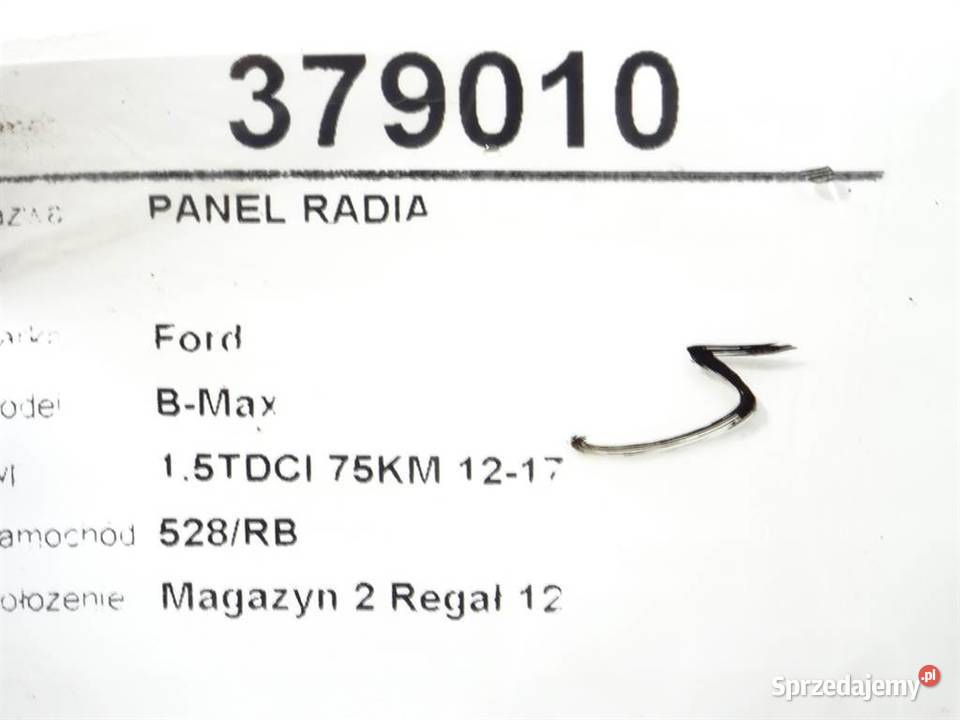 PANEL RADIA FORD B C1BT18K811CA Minivan KONSOLA