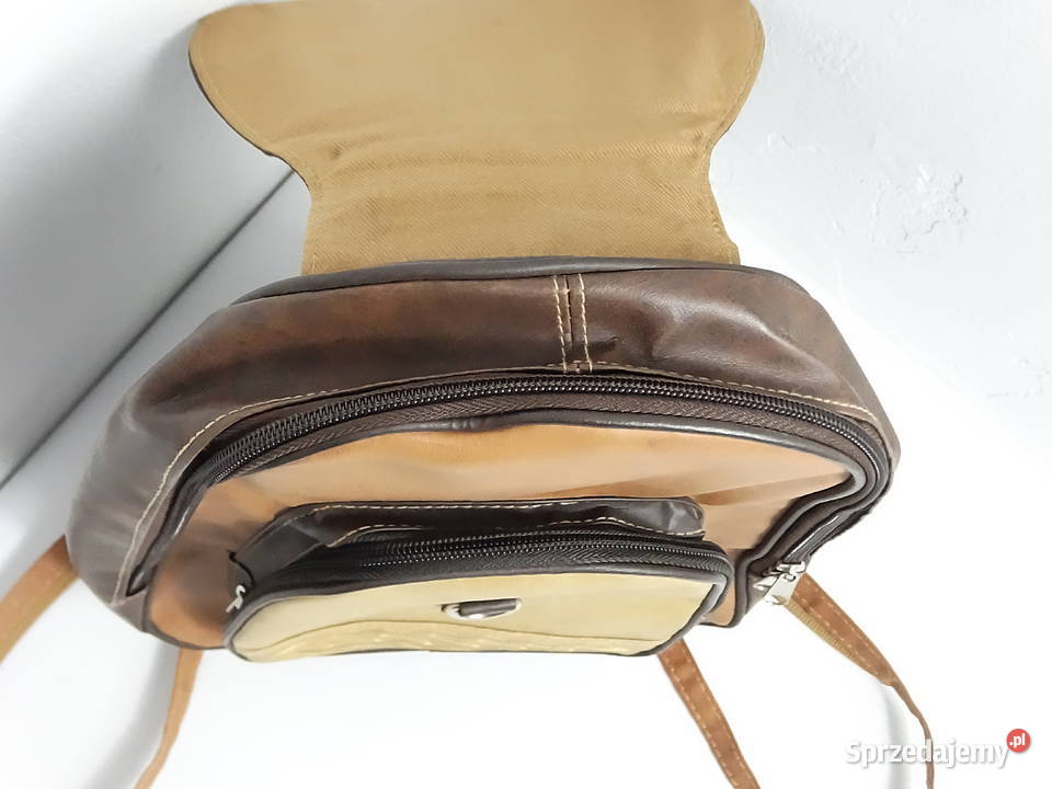 Stylowy Plecak Vintage MickGwend Paris Stan Biłgoraj