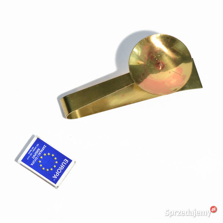 Mosiężny świecznik Belgia lata 70 Warszawa