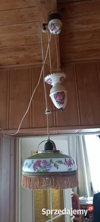 Lampa wisząca z kloszem i przeciwwagą do kuchni Skierniewice sprzedam